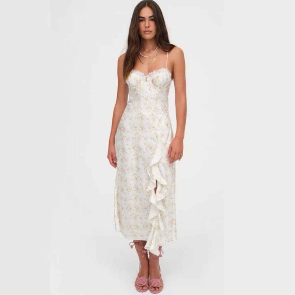 For Love & Lemons Chania Midi Dress